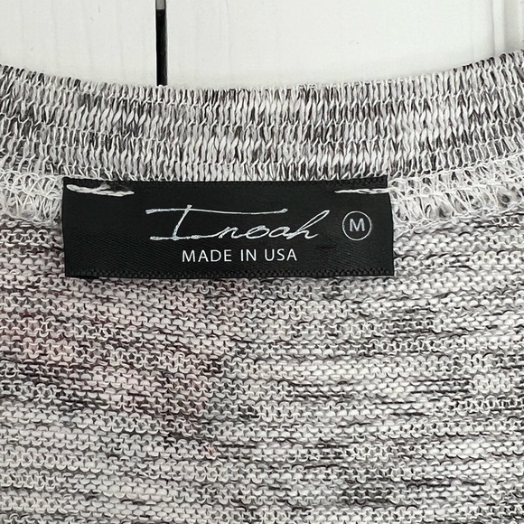 Inoah Tunic Top Artsy French Bulldog Paris Eiffel Tower Soft Knit Sweater Size M - Picture 5 of 13